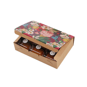 Retro Kraft Flip-Top moonkek kağit kutu paket 50/80g yumurta sarısı pasta peynir suşi çerezler çikolata gıda ambalaj kutusu - Product Image 4