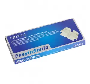 EASYINSMILE Mini Ceramic Brackets ROTH MBT Type Crystal Orthodontic Ceramic Bracket Ceramic Braces