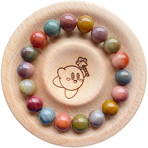 Plateau de présentation de bijoux en bois de hêtre et noyer noir, carré 10x13 cm, en bois massif, pour rangement de bracelets et accessoire photo - Product Image 4