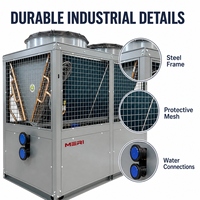 Refroidisseur d'eau modulaire automatique MERI à refroidissement par air, réfrigérant écologique R410A, unité de refroidissement centralisée industrielle