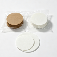 Papier filtre rond plat de 60 mm, certifié écologique, jetable, résistant à la rupture, directement de l'usine, pour machine à café
