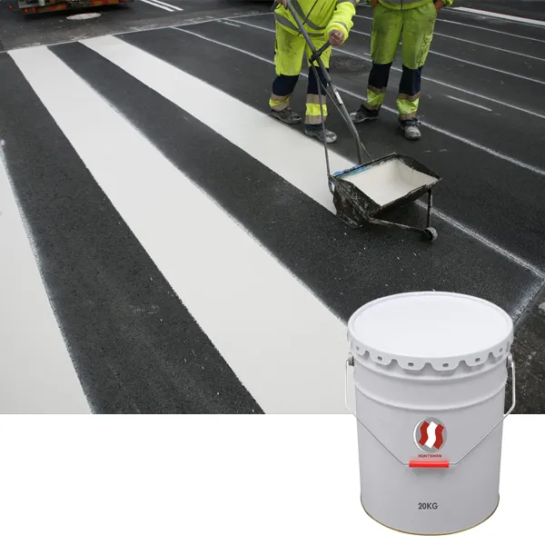 सड़क और फुटपाथ अंकन के लिए उपयोग किया जाने वाला रोड मार्किंग पेंट क्लोरीनयुक्त रबर आधारित उच्च घर्षण प्रतिरोध