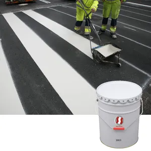 Road Marking Paint Chlorinated Rubber Based High Abrasion Resistance Used For Road And Pavement Markings