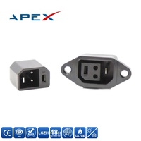 Moto électrique Power Ebike 2+2, connecteur de signal 4 broches en laiton anti-étincelles 30A à courant élevé, résistance aux hautes températures IP67