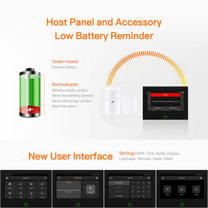 <span class=keywords><strong>Prix</strong></span> usine Tuya Smart WiFi 4G GSM Kit de système d'alarme domestique avec écran couleur de 7 pouces PST-H700-4GEU - Product Image 6