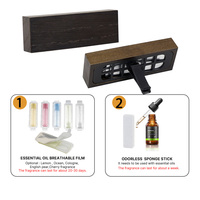 Diffuseur de parfum pour voiture en bois à clipser sur grille d'aération, gravure laser personnalisée, emballage prêt à offrir, désodorisant pour climatiseur de voiture