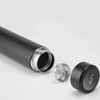 Termo de vacío inteligente de acero inoxidable de 450mL alimentado por batería con pantalla LED Pantalla de temperatura Vasos clásicos