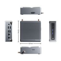 Pc Mini Intel N100 Nas Processor M.2 2280 NVMe Ssd FPC Sata tertanam N100 Intel Pc murah
