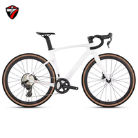 Prix d'usine GRAVEL-V3 Vélo de course sur route en carbone SENTRYEH 13 vitesses avec transmission électronique sans fil et freins à disque