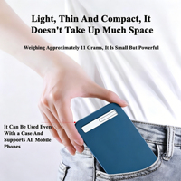 Support de téléphone magnétique pliable flexible imperméable en alliage de zinc ultra-fin personnalisé avec adhésif arrière pour tous les smartphones