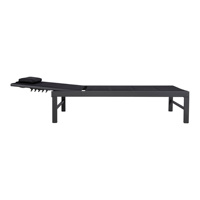 Chaise longue moderne en acier pour extérieur, réglable en hauteur, idéale pour piscine, chambre, jardin, polyvalente