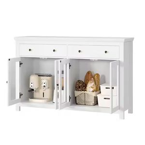 लिविंग रूम, बेडरूम और कई दृश्यों के लिए du की सबसे अधिक बिकने वाली आधुनिक शैली ठोस लकड़ी भंडारण कैबिनेट - Product Image 4