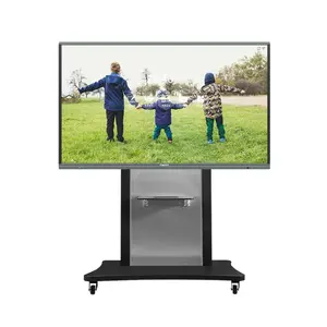 Nhà Máy Giá OEM 86 inch đa cảm ứng màn hình Màn hình giáo dục thiết bị đào tạo tương tác bảng thông minh phẳng