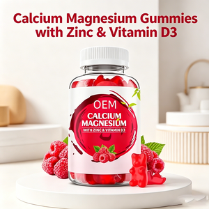 Gomitas de Calcio, <span class=keywords><strong>Magnesio</strong></span> <span class=keywords><strong>con</strong></span> <span class=keywords><strong>Zinc</strong></span> <span class=keywords><strong>y</strong></span> Vitamina D3, Suplemento Dietético - Product Image 4