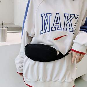 Riñonera de lona minimalista Harajuku de Color caramelo para mujeres jóvenes al aire libre, bandolera de un solo hombro, riñonera bonita para niñas - Product Image 5