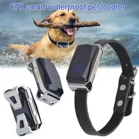 Großhandel Intelligenter Haustier-GPS-Tracker IP67 Wasserdicht 5m Genauigkeit Echtzeit-Tracking Halsband SOS-Alarm Magnetisches Aufladen 48h