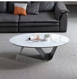<span class=keywords><strong>Table</strong></span> basse moderne <span class=keywords><strong>en</strong></span> marbre rond <span class=keywords><strong>de</strong></span> luxe avec pieds <span class=keywords><strong>en</strong></span> métal pour salon appartement - Product Image 3