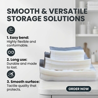 Sacs sous vide transparents de qualité alimentaire PA/NY, scellés sur trois côtés, pochettes anti-humidité réutilisables pour snacks, gelées, aliments pour bébés, salades, gâteaux