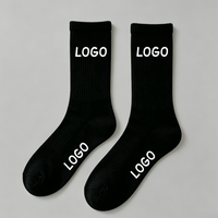 Chaussettes de sport en coton tricoté pour hommes, vente en gros, faible MOQ, logo personnalisé, design sur mesure, chaussettes athlétiques