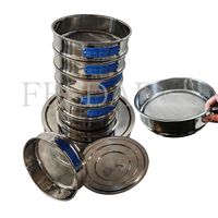 1 3 5 20 50 63 80 100 150 200 Micron Stainless Steel Test Sieve for Geotechnical Testing Equipment