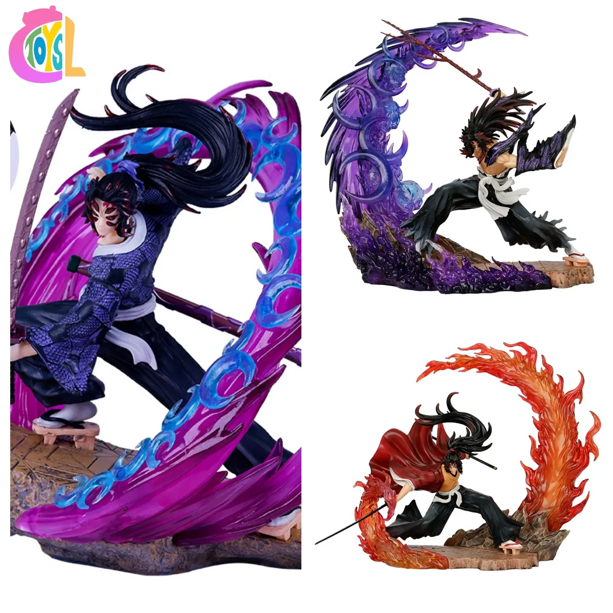 Illuminated Version Boxed Handicraft Models Anime Demon Layer Manual Tsugikuni Yoriichi Kokushibou Anime Figure