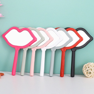 Zonyin Cầm Tay Gương Mỹ Phẩm Giá Rẻ Bán Buôn Nhỏ Lip Hình ABS Nhựa Túi Xách Tay Du Lịch Trang Điểm Gương Cá Nhân - Product Image 5