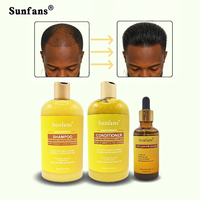 Sampo OEM Organik Tea Tree Rosemary Kafein Anti-Ketombe Melembapkan Pertumbuhan Rambut