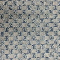 Kain Denim Tenun Motif Kotak-Kotak dengan Rumbai, Model Terbaru Musim Gugur/Dingin untuk Pakaian Sepak Bola Anak Laki-Laki - Atasan & Celana