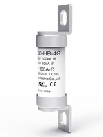Série RS308-HB, fusible à haute vitesse AR, fusible de protection semi-conducteur à visser, AC690V DC750V, fusible à action rapide pour stockage d'énergie des véhicules électriques