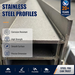 317L 316 2507 Laser Fused 175x175x7.5x11mm ASTM A276 Good Machinability 2507 Stainless Steel I Beam for Platform Structure - Product Image 1
