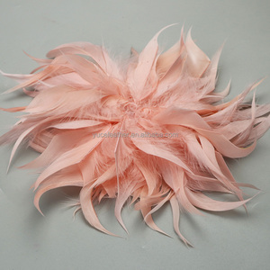 Corsage de fête à plumes – Conception détachable – Plumes d'oie teintées pour l'artisanat – Vente en gros en vrac pour la décoration de mariages <span class=keywords><strong>et</strong></span> de bals de promo - Product Image 6