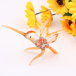 Ornement d'oiseau en verre moulé de <span class=keywords><strong>murano</strong></span> s, nouvelle conception charmante, ornement en oiseau - Product Image 6