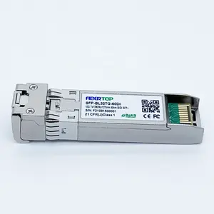 MikroTik S + 32LC60D متوافق 10GBASE-BX60-U بيدى SFP + مثبت جهاز إرسال واستقبال 10G 1330nm-TX/1270nm-RX 60 كجم معدات ألياف بصرية
