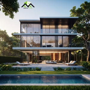2 Story Prefab Modular Houses Modern Industrial Exterior for Outdoor Use for Residence Luxury Villa With Custom 3 4 5 Rooms - Product Image 3