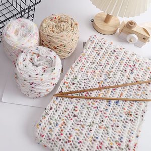Fil à écharpe en <span class=keywords><strong>laine</strong></span> mélangée OE 7s, teint en dégradé, super doux, moelleux, chaud, anti-boulochage, 125g, mélange artisanal de fils colorés arc-en-ciel pour la vente en gros - Product Image 6