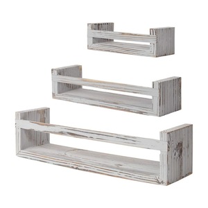 Wooden <b>Wall</b>-<b>Mounted</b> Storage Rack Rectangle Floating <b>Shelf</b> For Living Room Home Decoration Multifunctional Display <b>Shelves</b> - Product Image 5