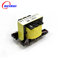 Transformador de Alta Frecuencia BEIRUI EE33, Fuente de Alimentación Conmutada Industrial SMPS con Doble Pin en Línea Horizontal para PCB, RoHS