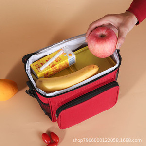 Sac de pique-nique isotherme grande capacité, sac à lunch thermique, sac isotherme avec bandoulière, boîte à lunch imperméable pour l'extérieur - Product Image 2