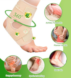 Castor Oil Pack Wrap For Foot <b>Ankle</b> Wrap For Foot Pain Relief Adjustable Compression <b>Ankle</b> <b>Support</b> Castor Oil Foot Wrap - Product Image 2