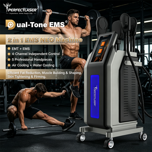 Perfectlaser High Configuration EMS Machine 4 Imported SCR 135HZ Fat Burning Body Shape Device