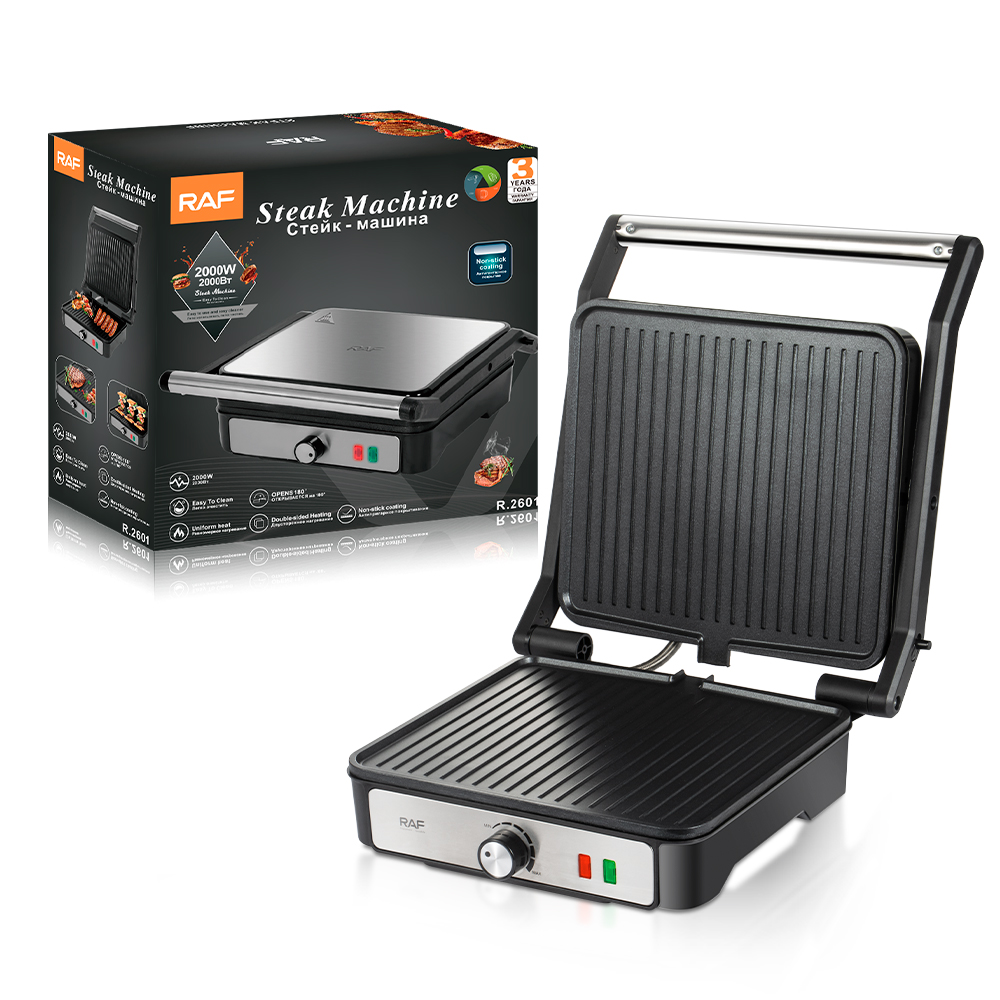 Parrilla De Mesa RDA Eléctrica – Tostadora Para Sándwiches, Pizza Y Pan (Crown Plate)