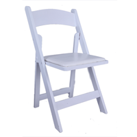 Chaises pliantes vente en gros chaises pliantes commerciales en plein air pour mariage et fête en résine de bois en plastique