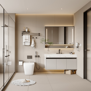 Armadi da <span class=keywords><strong>bagno</strong></span> bianchi caldi personalizzati di fascia alta, partizioni multifunzionali, <span class=keywords><strong>piano</strong></span> spazio <span class=keywords><strong>bagno</strong></span> camera da letto principale - Product Image 6