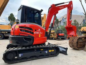Excavatrices d'occasion 5,5T Kubota KX163-5 KX 163-5 KX163 Mini-pelle hydraulique sur chenilles pour la construction - Product Image 2