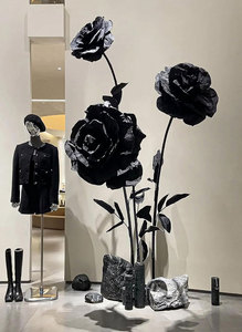 ดอกกุหลาบพีชยักษ์ประดิษฐ์พร้อมขาตั้ง ดอกไม้ปลอมขนาดใหญ่เหมือนจริงสำหรับงานแต่งงาน ตกแต่งบ้าน และถ่ายภาพ |   ไม่ต้องใช้แจกัน - Product Image 5