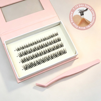 Bandeau Courbé Effet Lifting des Yeux, Cils Press-on Effilés, Imperméables, Courbure Personnalisée, Vente en Gros, Marque Privée, Fournisseur Europe, Royaume-Uni, France, Italie