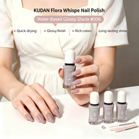 Vernis à ongles KUDAN 20Y Factory Taupe Nude Peel Off à base d'eau, séchage rapide, faible odeur, CPNP HALAL ISO22716, vente en gros OEM, faible MOQ