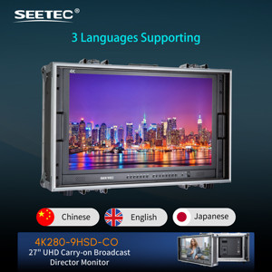 Seetec 4K280-9hsd-co 28 "4k UHD phát sóng giám đốc màn hình, Quad <span class=keywords><strong>HDMI</strong></span> chia, tập trung hỗ trợ, trường hợp kim loại, OEM nhà máy trực tiếp - Product Image 3