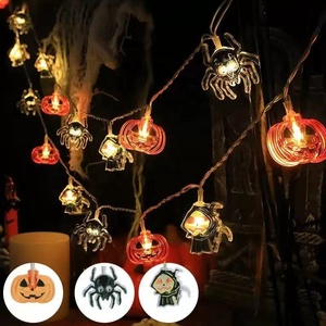 Manufacturer Colorful RGB <b>LED</b> String <b>Lights</b> IP44 Waterproof Battery-Operated Outdoor Halloween with 1.5M/3M/6M Length Options - Product Image 1