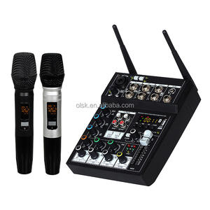 Mezclador de Audio profesional de 5 canales Clavax con 2 métodos de fuente de alimentación de mano inalámbricos para entretenimiento en <span class=keywords><strong>el</strong></span> hogar - Product Image 6